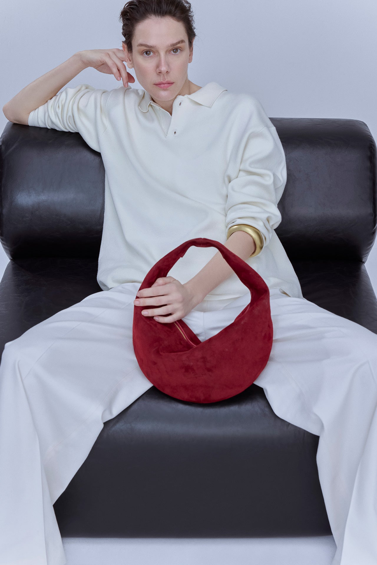 BLOOM BAG - RED METIS SUEDE
